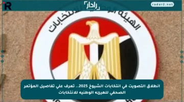 انطلاق التصويت في انتخابات الشيوخ 2025.. تعرف على تفاصيل المؤتمر الصحفي للهيئة الوطنية للانتخابات